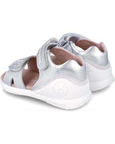 Sandales pour Fille BIOMECANICS SANDALIA PRIMEROS PASOS CORAZONES 242140 PLATA