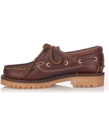 Zapatos de Hombre snipe ZAPATOS NAUTICO CUERO MARRON