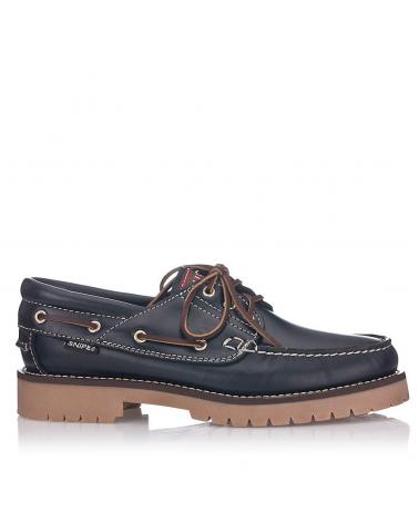 Zapatillas deporte de Hombre snipe ZAPATOS NãUTICOS AZUL MARINO AZUL