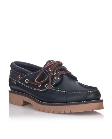 Zapatillas deporte de Hombre snipe ZAPATOS NãUTICOS AZUL MARINO AZUL