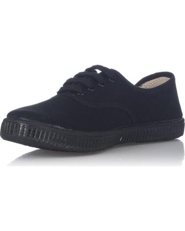 Sportif-De-Mujer-VICTORIA-ZAPATILLAS-LONA-6610-----NEGRO