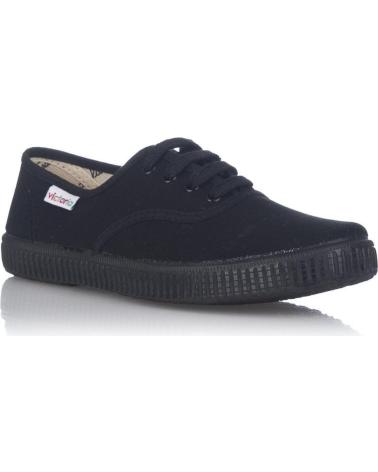 Sportif-De-Mujer-VICTORIA-ZAPATILLAS-LONA-6610-----NEGRO