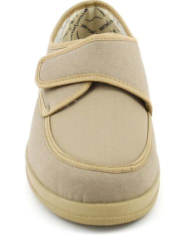 Zapatos de Hombre D`CUTILLAS ZAPATOS SPORT DOCTOR CUTILLAS LONA PALA ELASTICA 21300 TOSTADO