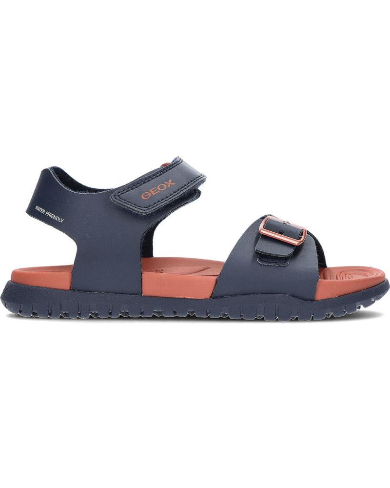 Sandales pour Garçon GEOX SANDALIAS FUSBETTO J35HMA NAVY ROJO