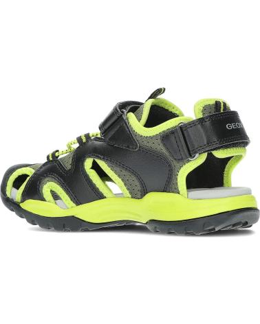 Sandales pour Garçon GEOX SANDALIAS J40RC BOREALIS BLACK