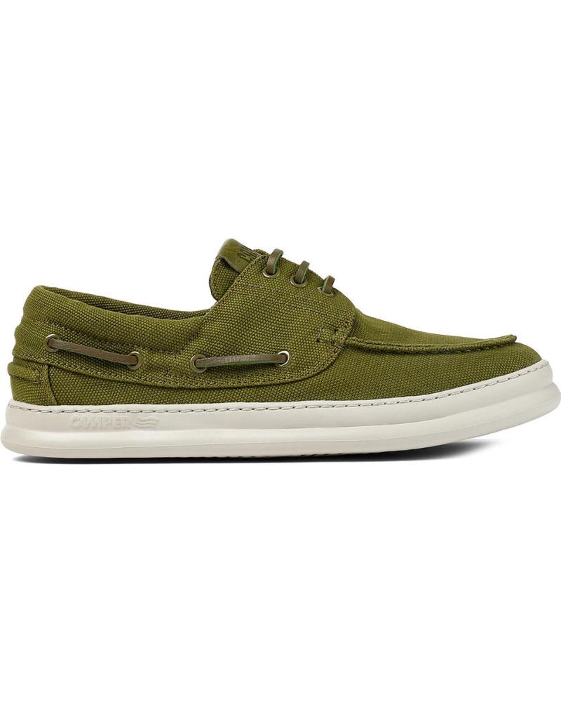 Zapatos de Hombre CAMPER ZAPATOS NAUTICOS K100804 RUNNER OLIVE010