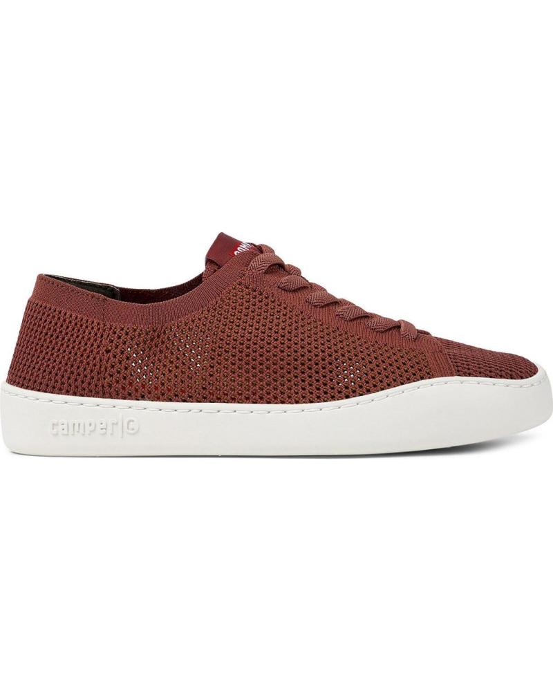 Sapatos Desportivos de Mulher camper ZAPATILLA DE LICRA CON CORDONES ELASTICOS CON SUELA DE GOM ROJO
