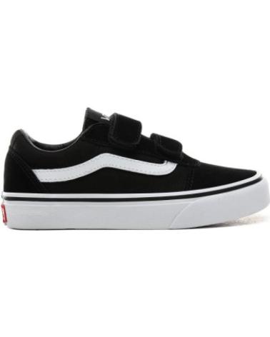 Zapatillas deporte de Niña y Niño vans off the wall VANS WARD V SUEDE CANVAS LONA BB NEGRO - 20 IJU