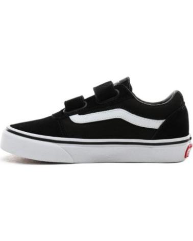 Sapatilhas de Menina e Menino vans off the wall VANS WARD V SUEDE CANVAS LONA BB NEGRO - 20 IJU