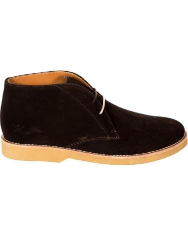 Zapatos de Hombre HACKETT LONDON ZAPATO ABOTINADO CON SUELA DE CAUCHO HMS20444 HOMBRE MARRóN OSCURO