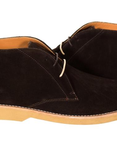 Zapatos de Hombre HACKETT LONDON ZAPATO ABOTINADO CON SUELA DE CAUCHO HMS20444 HOMBRE MARRóN OSCURO