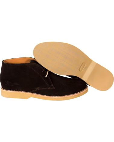 Zapatos de Hombre HACKETT LONDON ZAPATO ABOTINADO CON SUELA DE CAUCHO HMS20444 HOMBRE MARRóN OSCURO