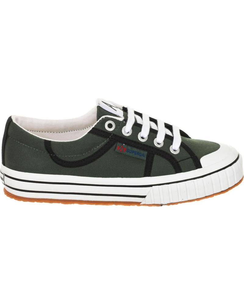 Scarpe sport per Donna SUPERGA ZAPATILLAS DEPORTIVAS BY ALEXA CHUNG S00FDU0 MUJER VERDE-NEGRO