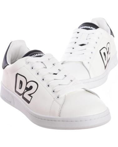 Zapatillas deporte de Hombre DSQUARED2 ZAPATILLAS DEPORTIVAS BOXER SNM0175-01505488 HOMBRE BLANCO