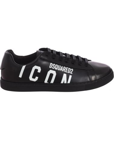 Zapatillas deporte de Hombre DSQUARED2 ZAPATILLAS DEPORTIVAS NEW TENNIS SNM0005-01503204 HOMBRE NEGRO
