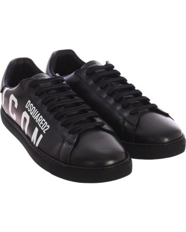 Zapatillas deporte de Hombre DSQUARED2 ZAPATILLAS DEPORTIVAS NEW TENNIS SNM0005-01503204 HOMBRE NEGRO