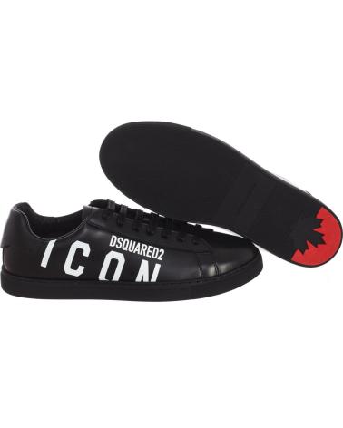 Zapatillas deporte de Hombre DSQUARED2 ZAPATILLAS DEPORTIVAS NEW TENNIS SNM0005-01503204 HOMBRE NEGRO