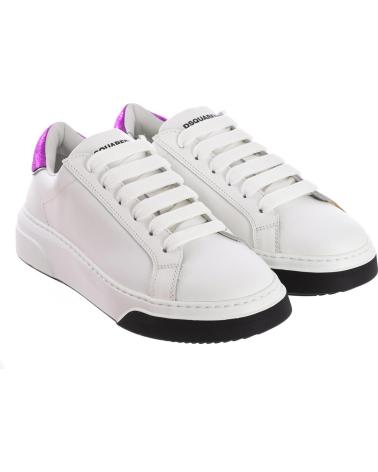 Zapatillas deporte de Mujer DSQUARED2 ZAPATILLAS DEPORTIVAS BUMPER SNW0146-01505909 MUJER BLANCO-ROSA