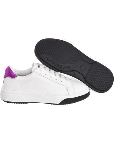 Zapatillas deporte de Mujer DSQUARED2 ZAPATILLAS DEPORTIVAS BUMPER SNW0146-01505909 MUJER BLANCO-ROSA
