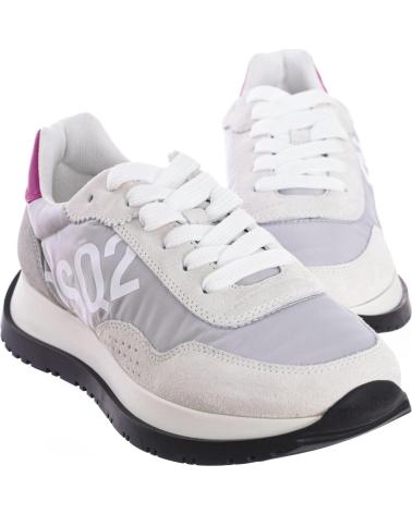 Zapatillas deporte de Mujer DSQUARED2 ZAPATILLAS DEPORTIVAS RUNNING SNW0212-01601681 MUJER GRIS-ROSA