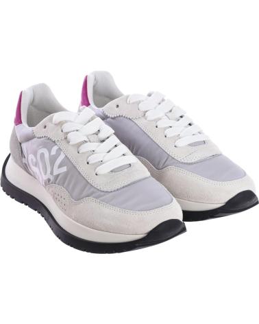 Zapatillas deporte de Mujer DSQUARED2 ZAPATILLAS DEPORTIVAS RUNNING SNW0212-01601681 MUJER GRIS-ROSA