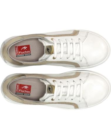 Zapatillas deporte pour Femme FLUCHOS ZAPATILLAS MUJER MODELO F1997 COLOR BLANCO BLANCO BLANCO