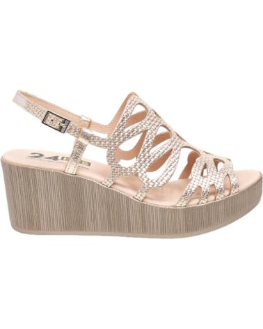 Sandalias de Mujer 24 HORAS SANDALIAS CUNA METALIZADAS ADRIAMET JAZMIN