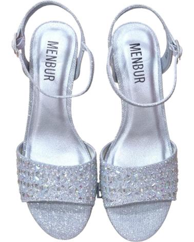Sandalen für Damen MENBUR SANDALIAS PLATA 09 SILVER