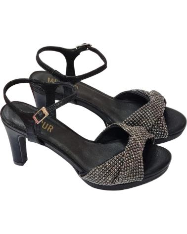 Sandalias de Mujer MENBUR SANDALIAS DE FIESTA MUJER MODELO 24708M COLOR NEGRO BLACK