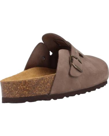 Sandalias de Mujer YOKONO ZUECOS MULES NOBUCK TABACO