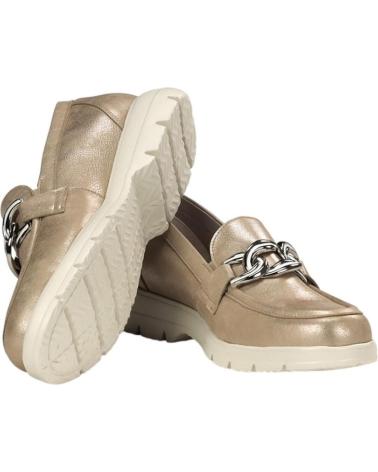 Zapatos de Mujer fluchos MOCASIN CONFORTABLE LAGUNA PLATINO