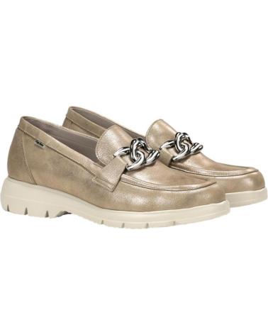 Zapatos de Mujer fluchos MOCASIN CONFORTABLE LAGUNA PLATINO