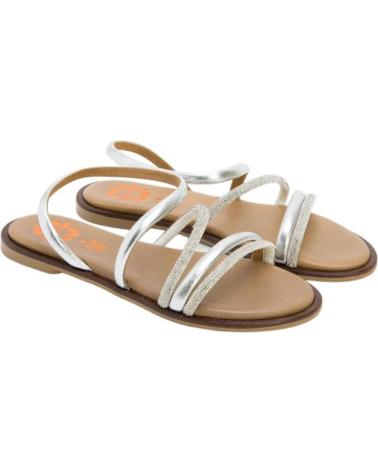 Sandalias de Mujer PORRONET 3010 SANDALIAS DE MUJER PLATA PIEL PLATA