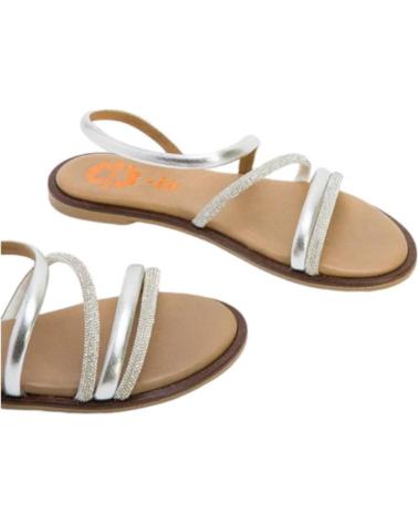 Sandalias de Mujer PORRONET 3010 SANDALIAS DE MUJER PLATA PIEL PLATA
