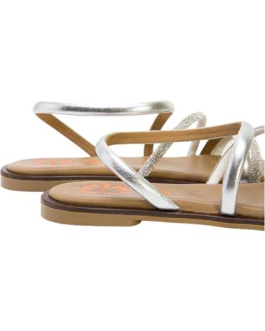 Sandalias de Mujer PORRONET 3010 SANDALIAS DE MUJER PLATA PIEL PLATA