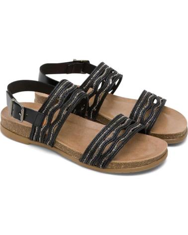 Scarpe per Donna porronet SANDALIAS PLANAS 3019 MUJER NEGRO NEGRO