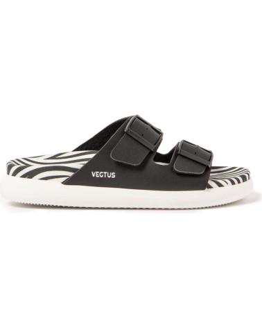 Woman Zapatillas deporte vegtus TANAMI STRIPES WHITE - BLACK WHITE - BLACK