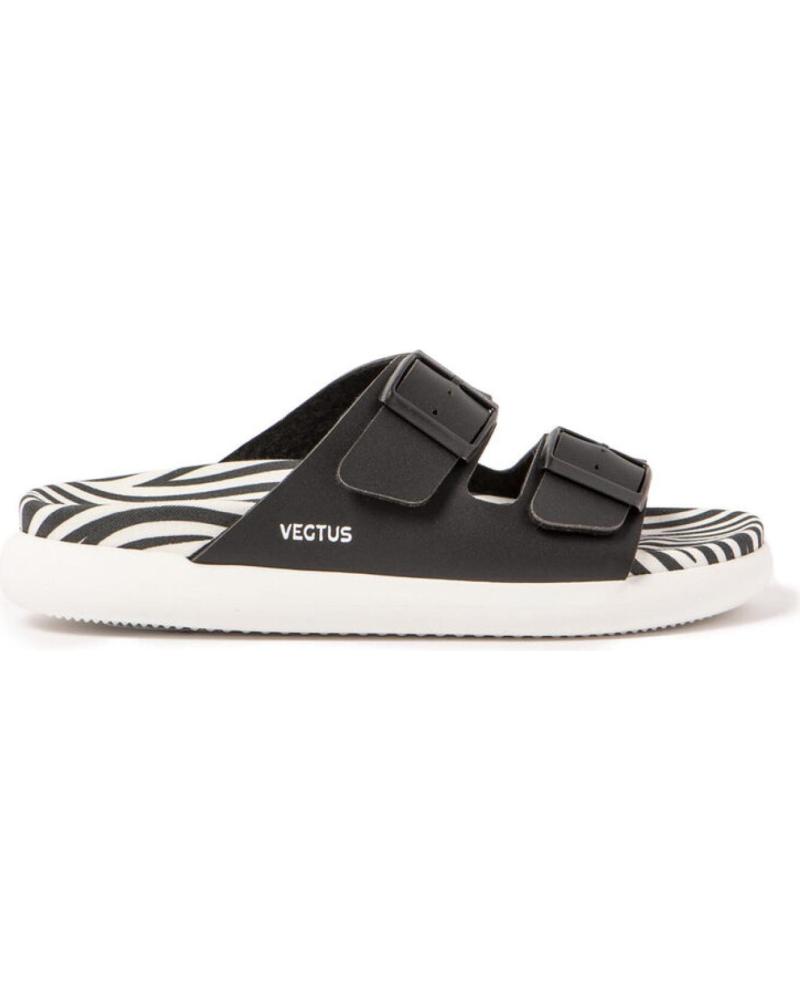 Woman Zapatillas deporte vegtus TANAMI STRIPES WHITE - BLACK WHITE - BLACK