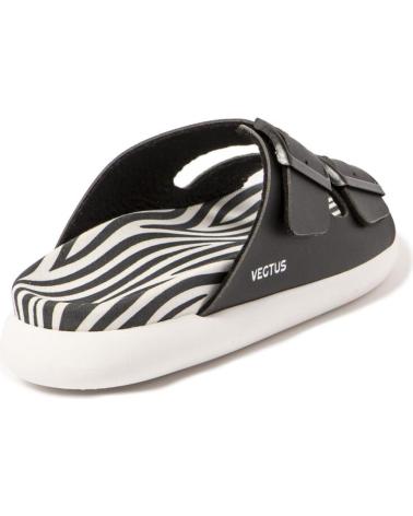 Woman Zapatillas deporte vegtus TANAMI STRIPES WHITE - BLACK WHITE - BLACK