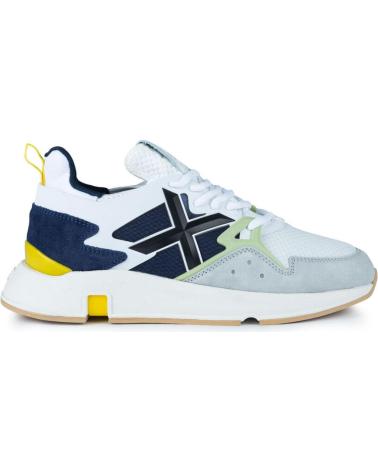 Deportivas de Mujer y Hombre y Niña y Niño MUNICH CLIK 4172062 BLANCO-AZUL MARINO