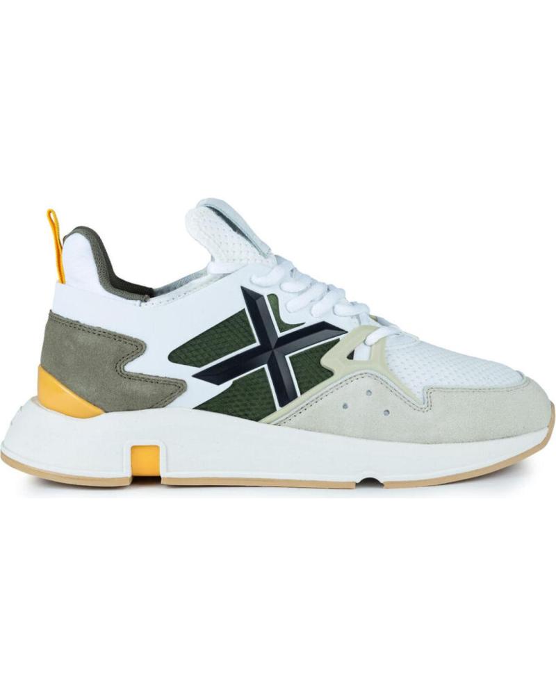 Woman and Man and girl and boy Trainers MUNICH CLIK 4172063 -VERDE KAKI BLANCO