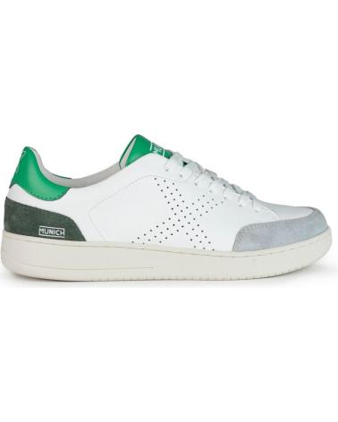 Deportivas de Mujer y Hombre MUNICH X-COURT 8837005 BLANCO-VERDE