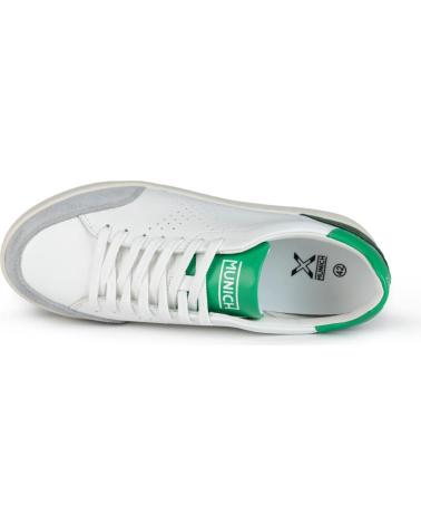 Deportivas de Mujer y Hombre MUNICH X-COURT 8837005 BLANCO-VERDE