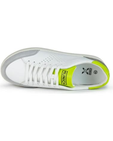 Deportivas de Mujer y Hombre MUNICH X-COURT 8837007 BLANCO-AMARILLO
