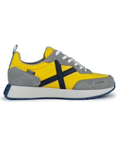Sneaker für Damen und Herren und Mädchen und Junge MUNICH 8907060 XEMINE 60 YELLOW-GREY-BLACK