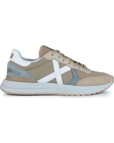 Sneaker für Damen und Herren MUNICH DEPORTIVO CASUAL DE CORDONERAS DE SERRAJE Y TELA CON SUELA BEIG