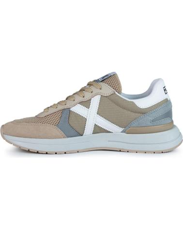 Sneaker für Damen und Herren MUNICH DEPORTIVO CASUAL DE CORDONERAS DE SERRAJE Y TELA CON SUELA BEIG
