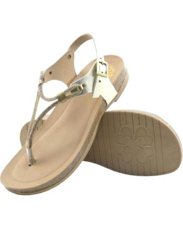 Sandalias-De-Mujer-PORRONET-SANDALIAS-ESCLAVAS-ORO-PLATINO