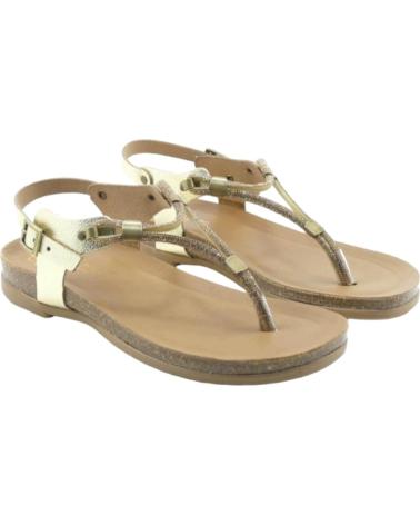 Sandalias-De-Mujer-PORRONET-SANDALIAS-ESCLAVAS-ORO-PLATINO