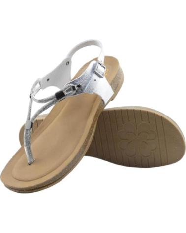 Sandalias-De-Mujer-PORRONET-SANDALIAS-PLANAS-ESCLAVA-PLATA
